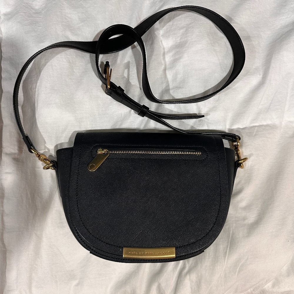 Marc by Marc Jacobs black leather crossbody